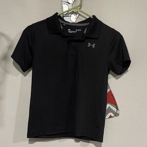 Under Armour Kids Polo Shirt in Black YM